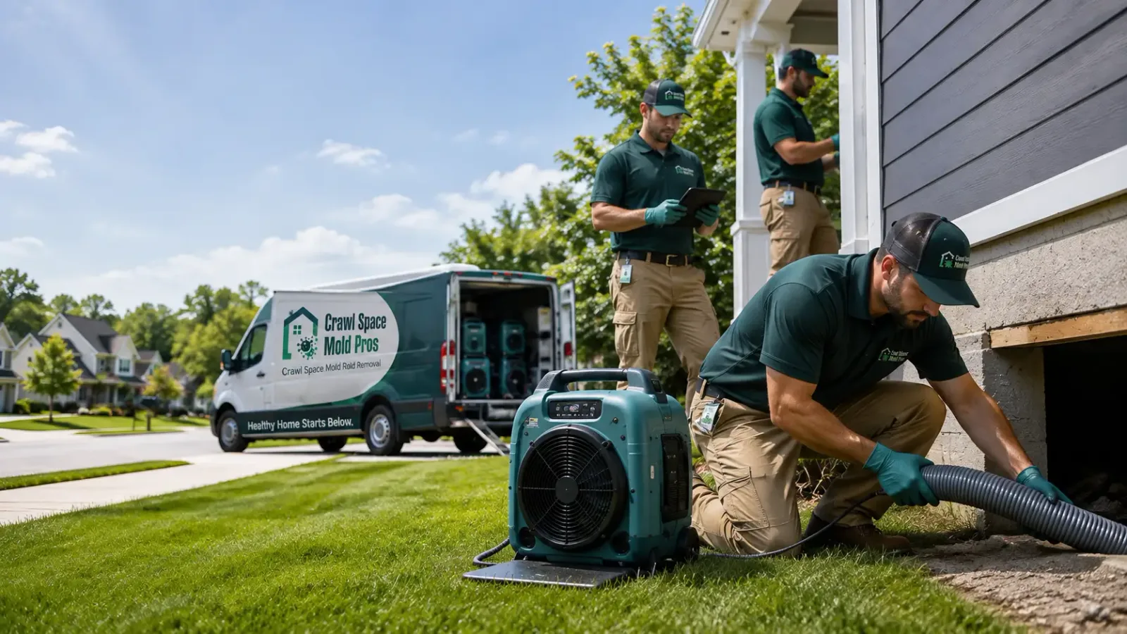 Crawl Space Mold Removal in Newton, WI